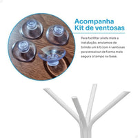 Base para Mesa em Metal com 4 Apoios – Ideal para Tampos de Vidro, Mármore ou Madeira