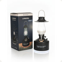 Luminária Lampião Led 3 em 1 com Umidificador