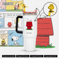 Canecão Térmico Tumbler Snoopy com Pingente – 1,15 L