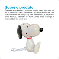 Luminária Snoopy