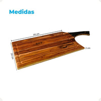 Tábua Cutelo para Churrasco com Cabo – 44 x 24 cm