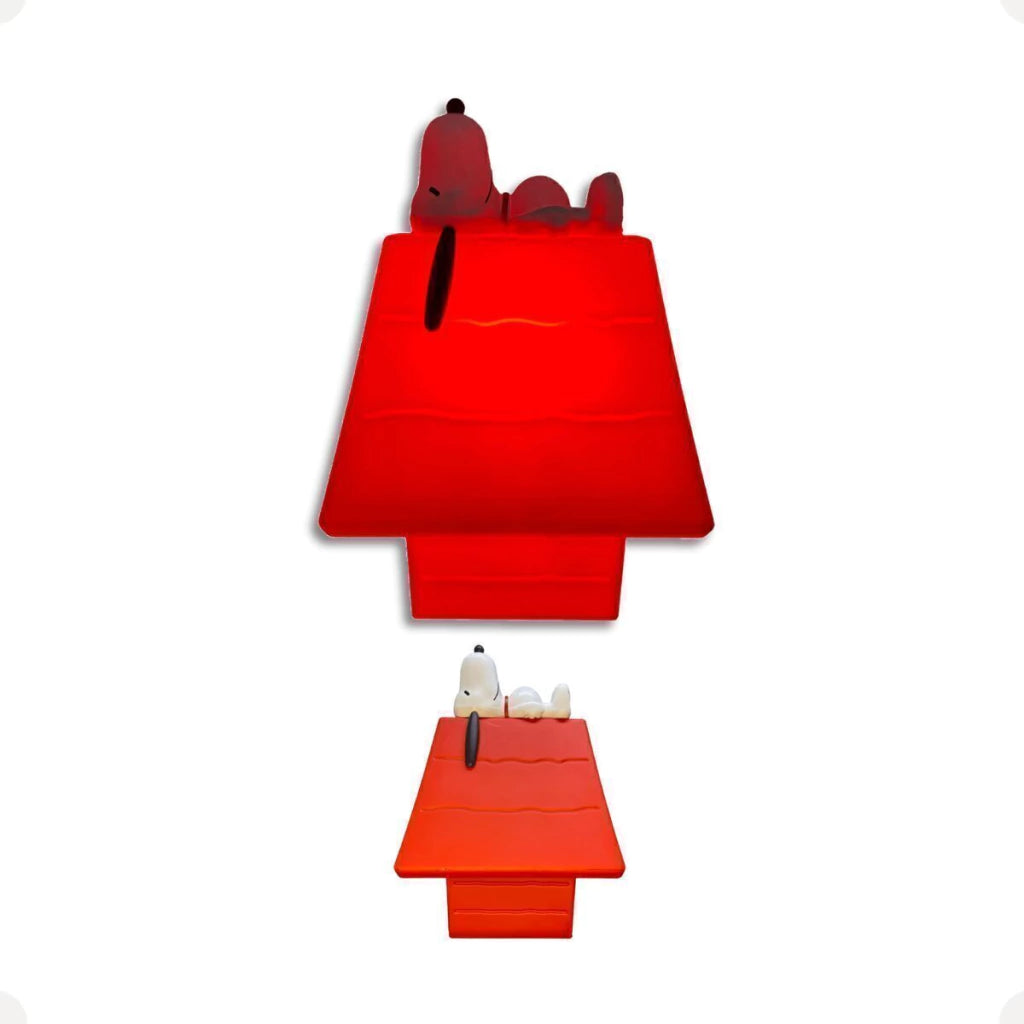 Luminária Casinha Snoopy Vermelha