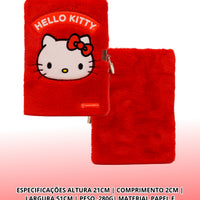 Caderno de Pelúcia com Cadeado A5 80fls Hello Kitty