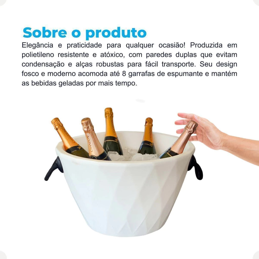 Champanheira Branca – Tamanho G