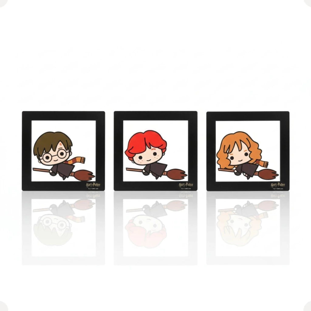 Conjunto de Quadros Harry Potter Pop Collection – 3 Peças