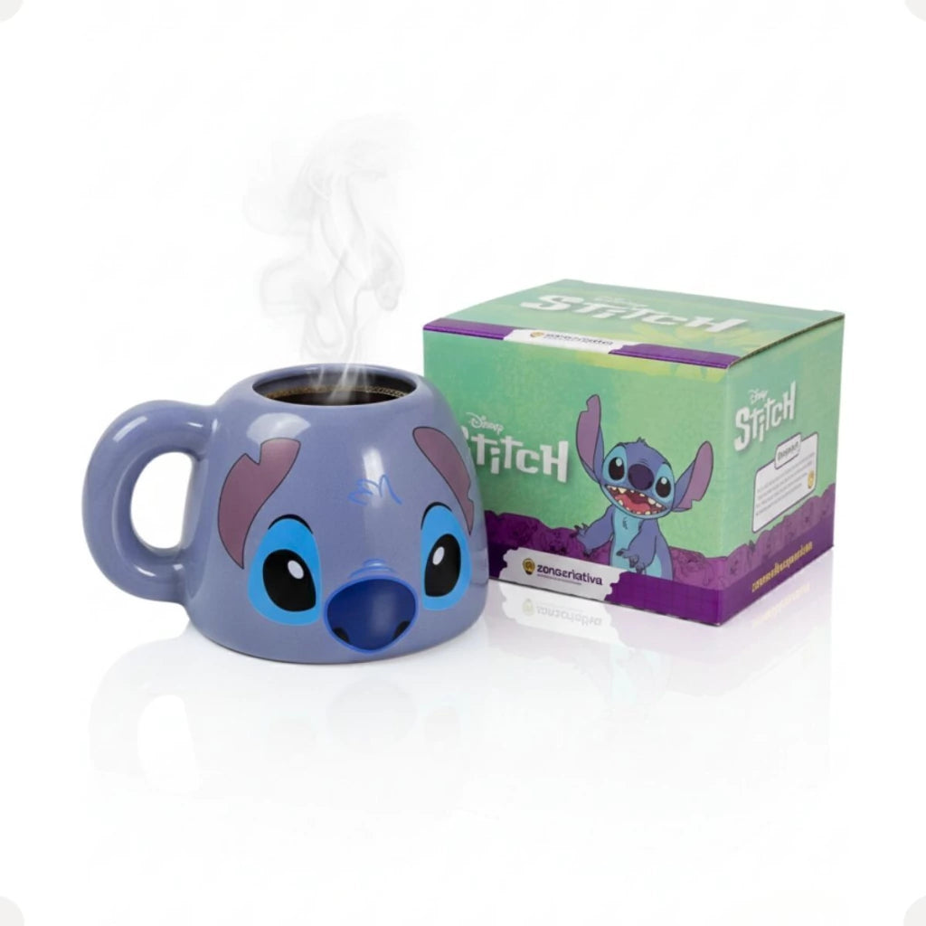 Caneca Decorativa Stitch – 450 ml