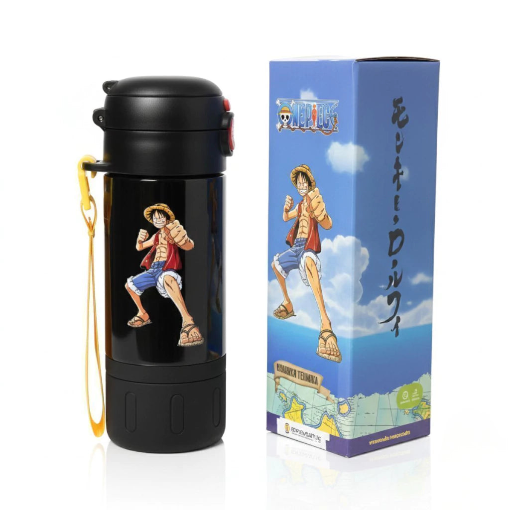 Garrafa Térmica Capsule com Canudo e Alça One Piece – 450 ml