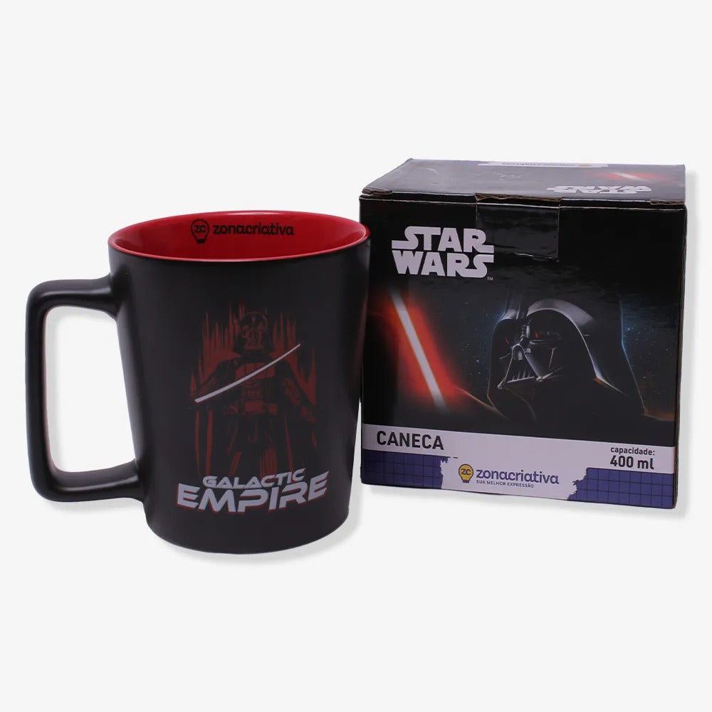 Caneca Cerâmica Buck 400ml Galactic Empire Vader