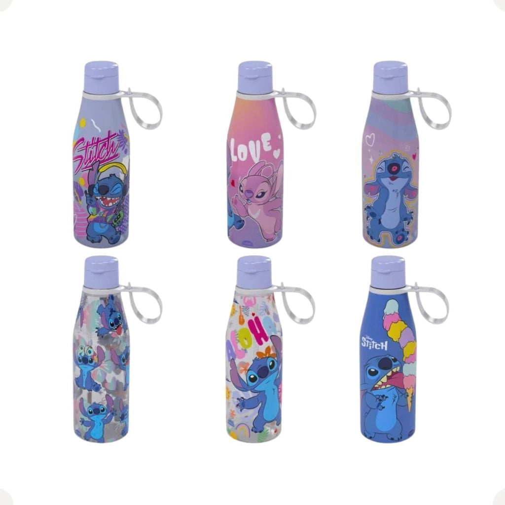 Garrafa Plástica Squeeze Stitch com Tampa Abre Fácil – 530 ml (Sortida)