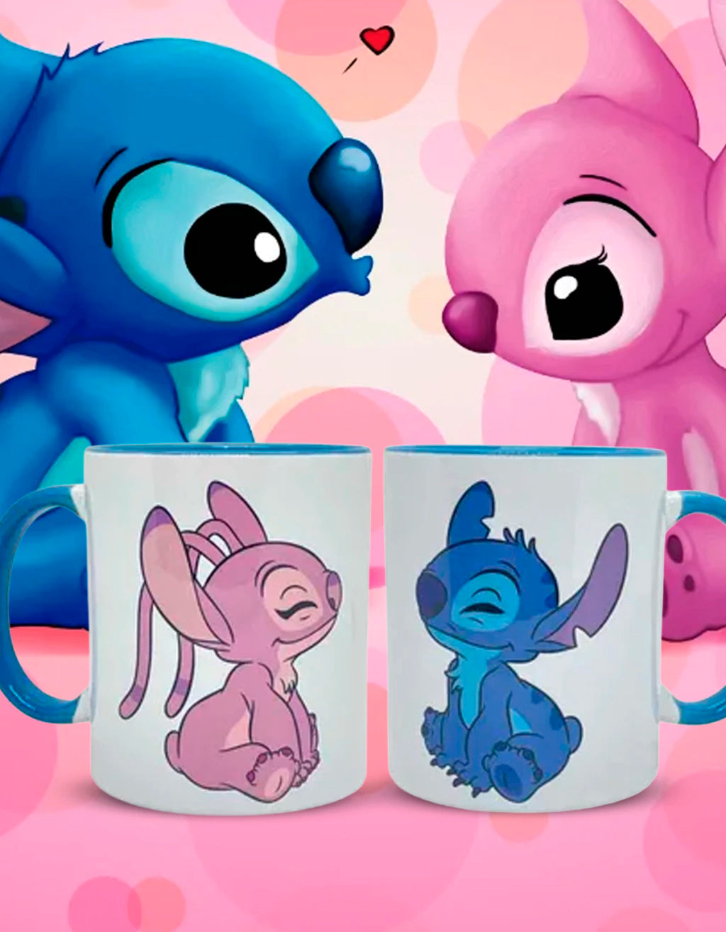 Conjunto com 2 Canecas Pop Stitch Minha Metade – 350 ml