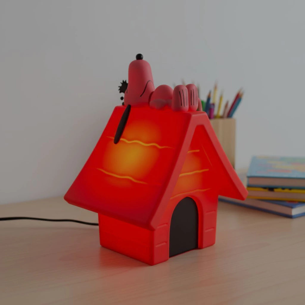 Luminária Casinha Snoopy Vermelha