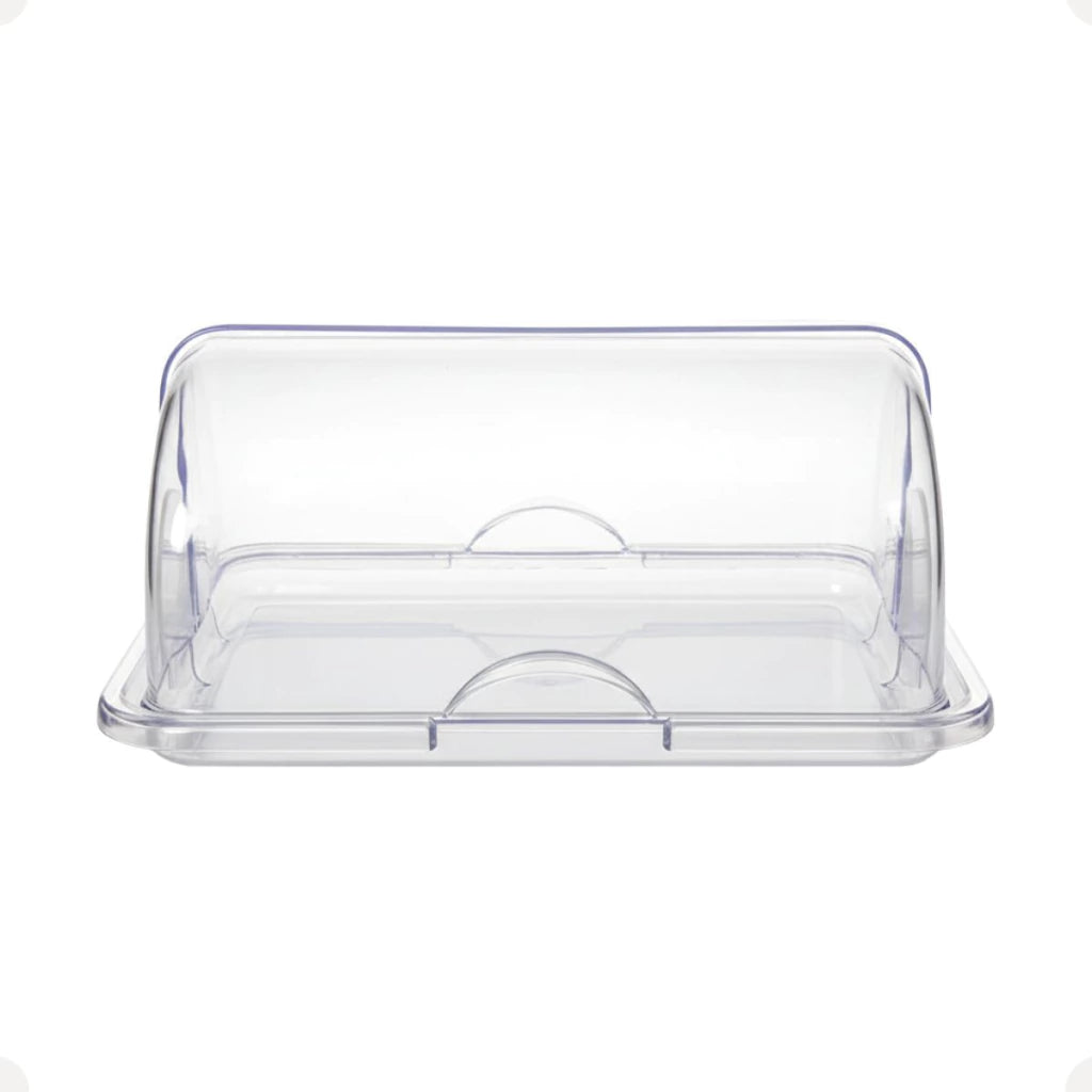 Porta-Pão Cristal com Tampa Basculante