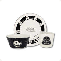 Conjunto Breakfast Star Wars em Cerâmica com Caneca, Bowl e Prato