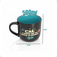Caneca com Infusor de Chá Astronauta – 350 ml