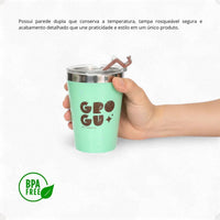 Copo de Viagem Snap com Tampa Baby Yoda – 300 ml