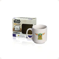 Caneca Mini Tina Baby Yoda em Cerâmica – 100 ml