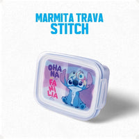 Marmita Hermética Stitch Ohana com Trava – 630 ml