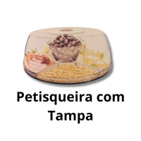 Boleira 5 em 1 em Acrílico com Tampa e Pé – Prato Redondo