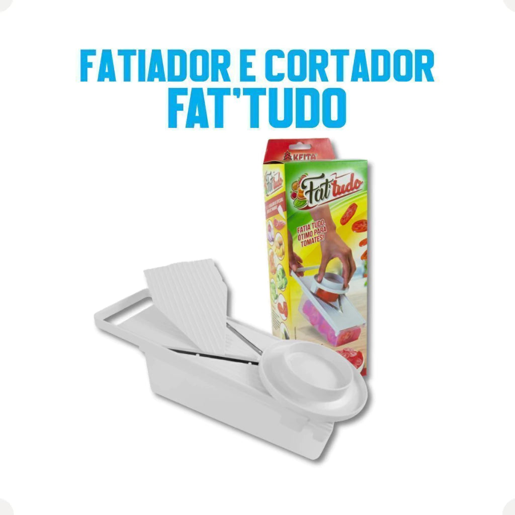 Fatiador de Legumes com Recipiente Coletor