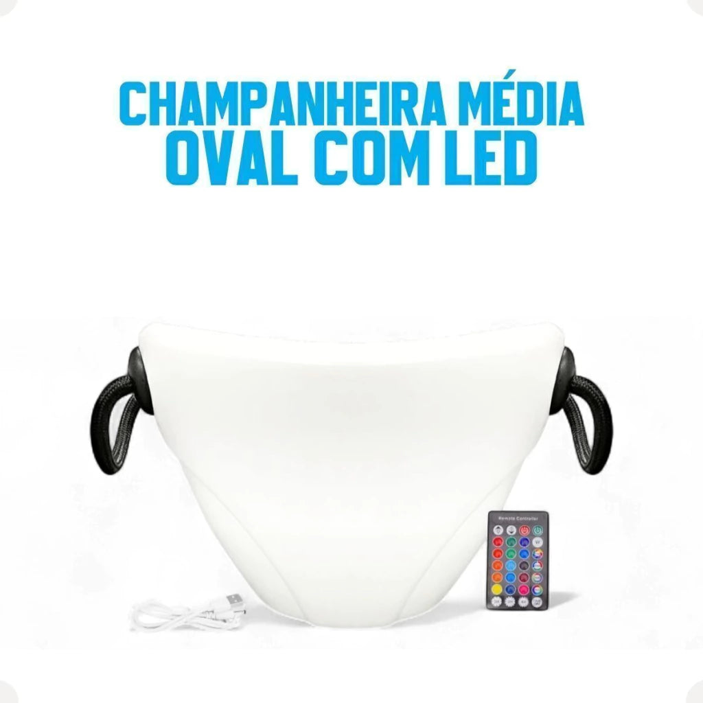 Champanheira LED RGB sem Fio – Tamanho M