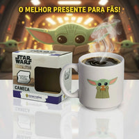 Caneca Mini Tina Baby Yoda em Cerâmica – 100 ml