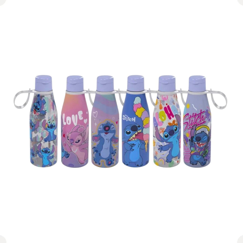 Garrafa Plástica Squeeze Stitch com Tampa Abre Fácil – 530 ml (Sortida)