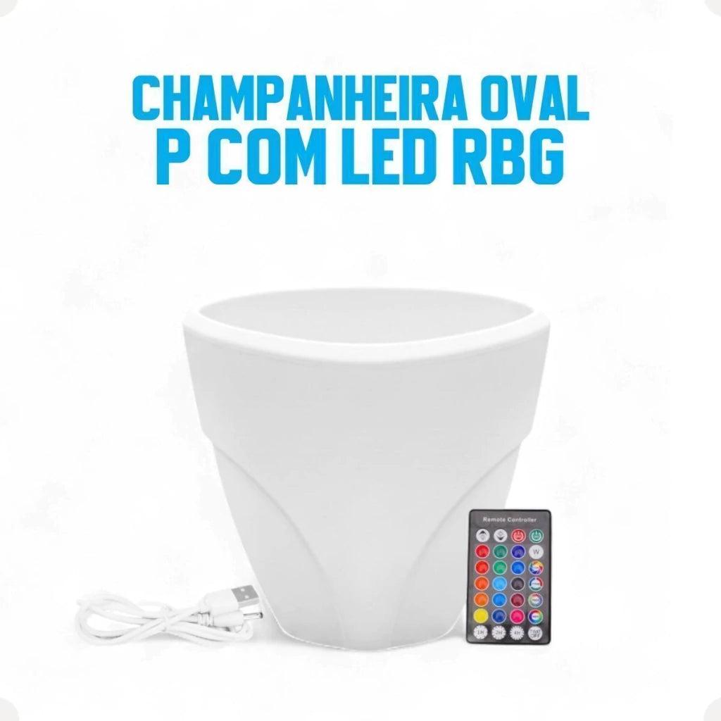 Champanheira LED RGB sem Fio – Tamanho P