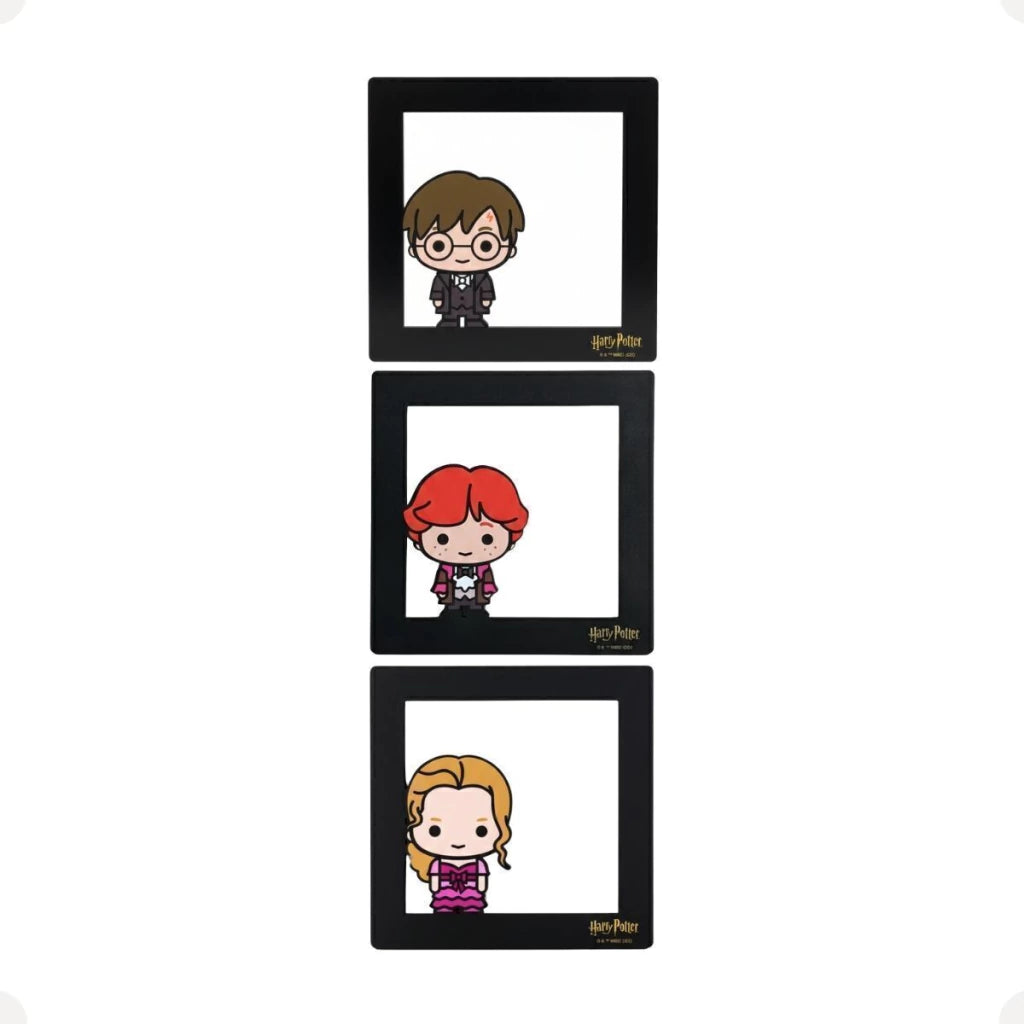 Conjunto de Quadros Harry Potter Pop Collection – 3 Peças
