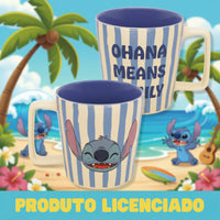 Caneca Buck Stitch Listrada – 400 ml