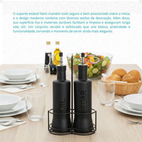 Galheteiro Nero em Vidro Hauskraft – 3 Peças 300 ml