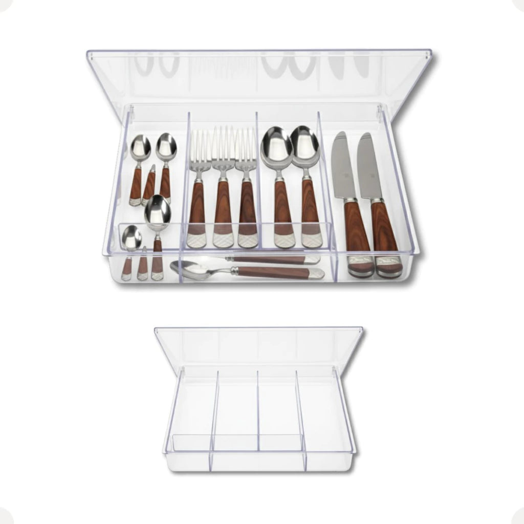Porta-Talheres Keita com Tampa