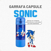 Garrafa Térmica Capsule com Canudo e Alça Sonic – 450 ml