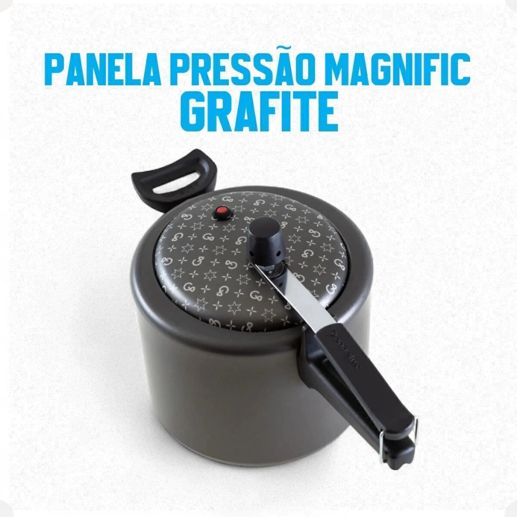 Panela de Pressão Magnific 4,5 L Grafite