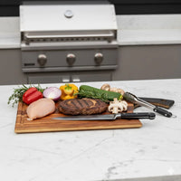 Tábua Cutelo para Churrasco com Cabo – 44 x 24 cm