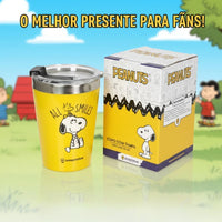 Copo de Viagem Snap com Tampa Snoopy Core – 300 ml