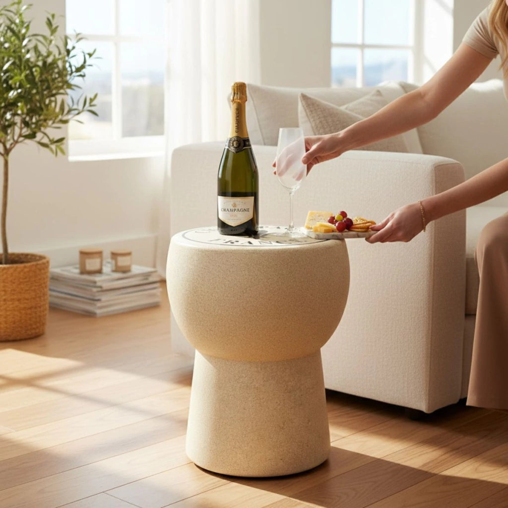 Banco Rolha de Champagne em Cortiça