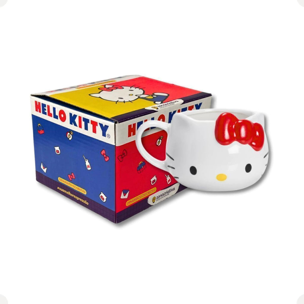 Caneca Decorativa Hello Kitty – 550 ml