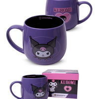 Caneca Maggie Kuromi em Cerâmica – 400 ml