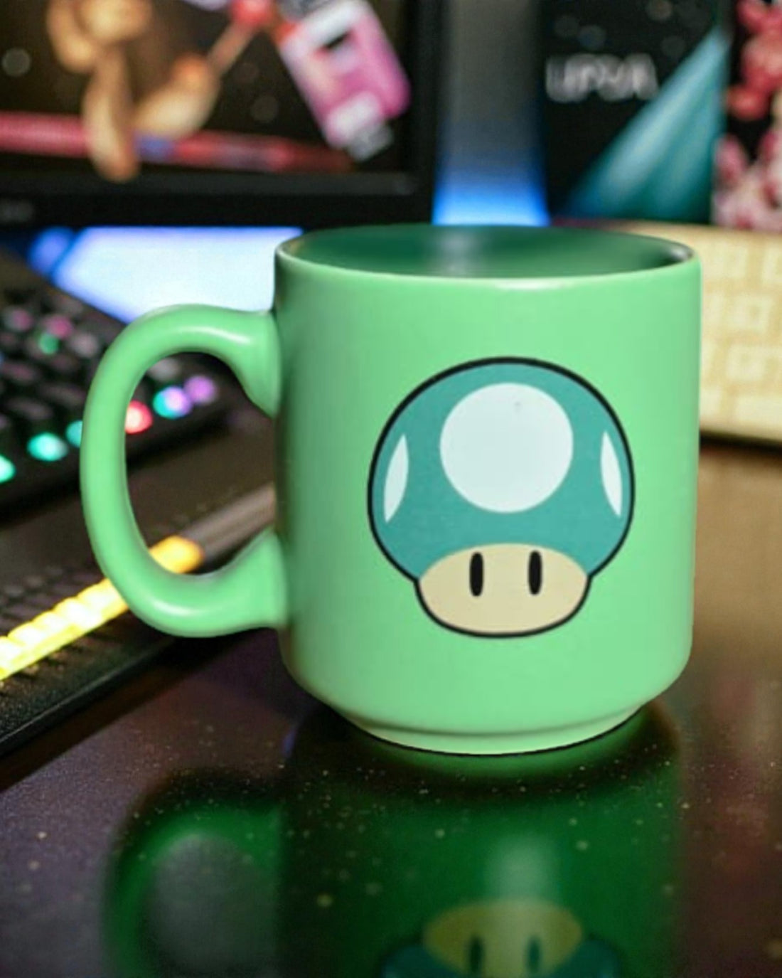 Caneca Mini Tina Cerâmica 100ml Up Super Mario
