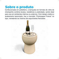 Banco Rolha de Champagne em Cortiça