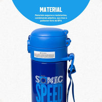 Garrafa Térmica Capsule com Canudo e Alça Sonic – 450 ml