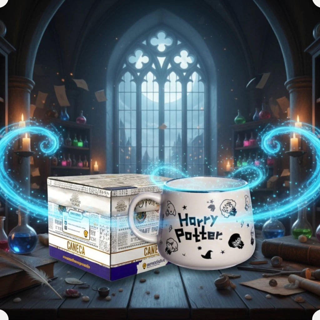 Caneca Moma Cerâmica 500ml Harry Potter