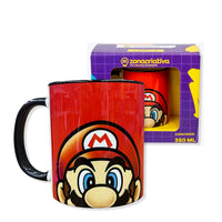 Caneca Pop Super Mario Face em Cerâmica – 350 ml