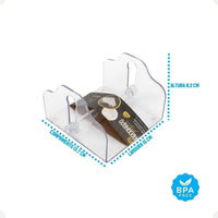 Porta-Guardanapo em Acrílico com Apoio Cristal