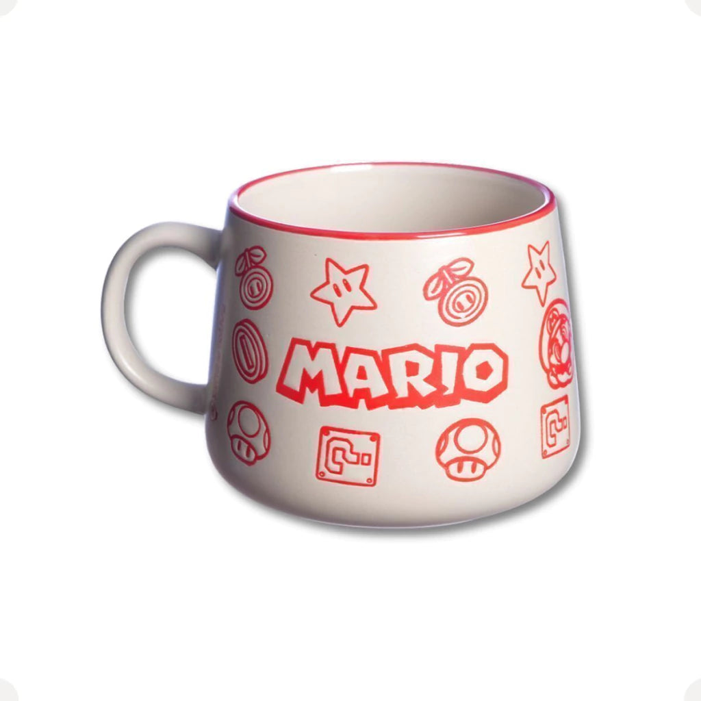 Caneca Moma Cerâmica 500ml Super Mario