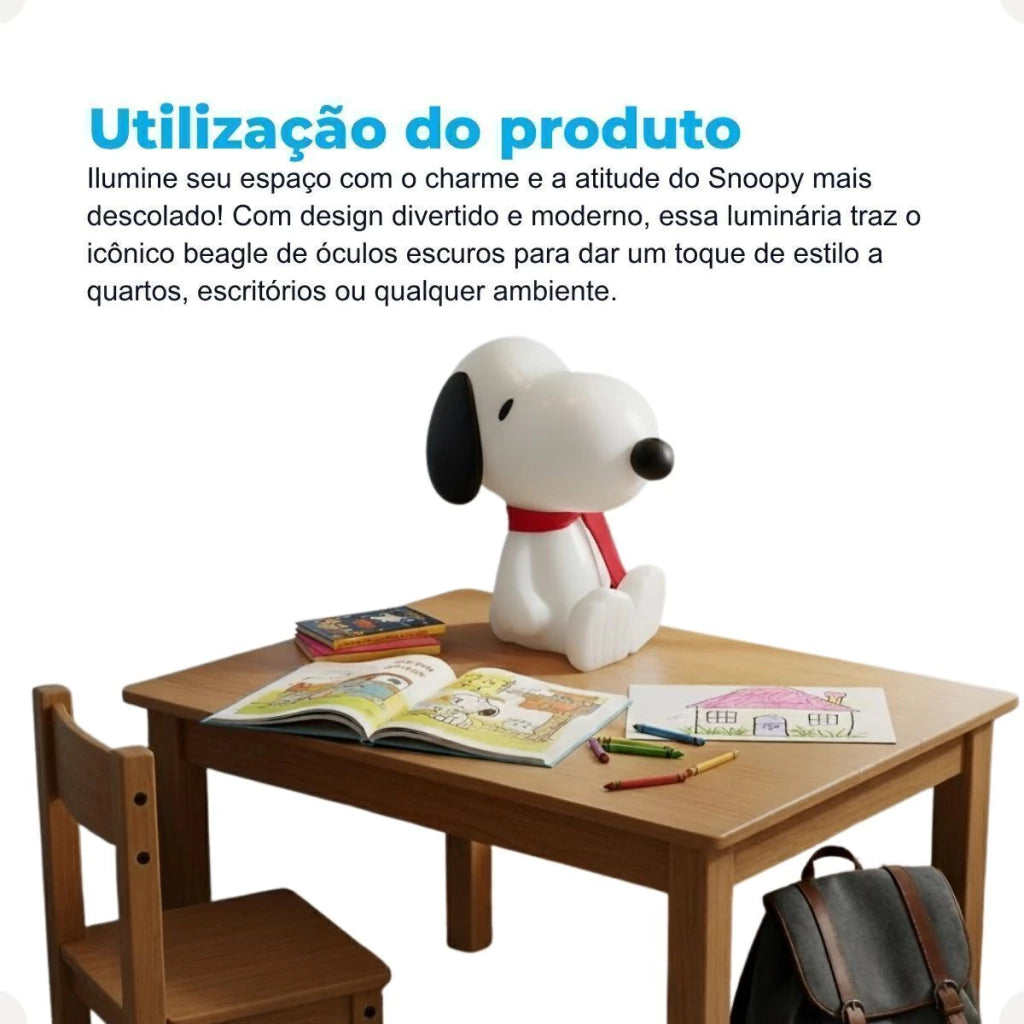 Luminária Snoopy