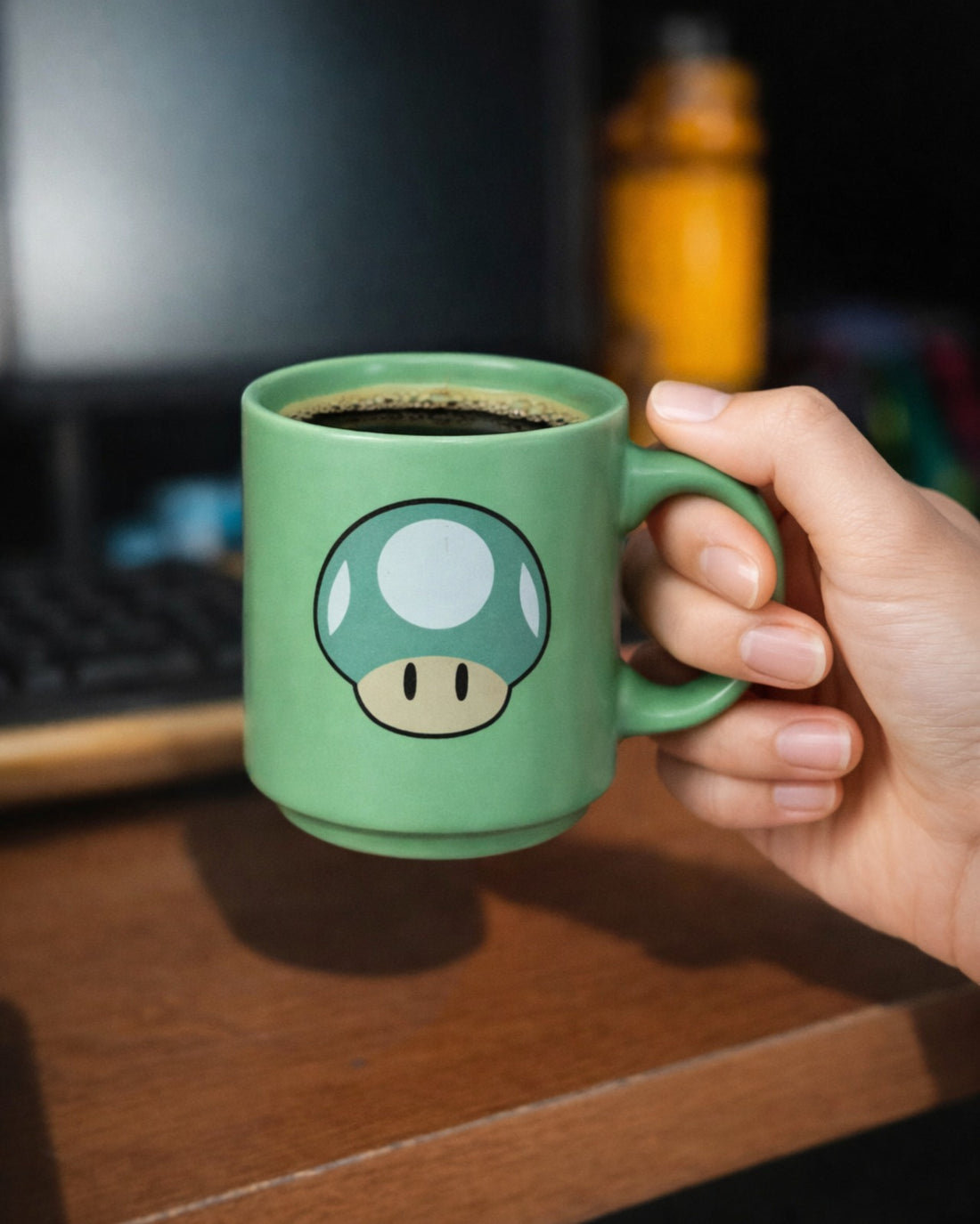 Caneca Mini Tina Cerâmica 100ml Up Super Mario