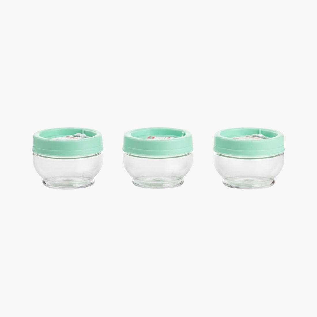 Kit Porta Condimentos Gire Trave 155ml 3 Perças Verde Agua