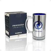 Caneca de Chopp Eletrostática Profissões Engenharia – 450 ml
