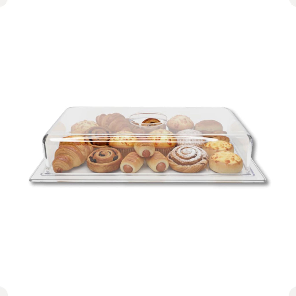Porta-Pães em Acrílico para Doces e Salgados – 33 x 13 cm